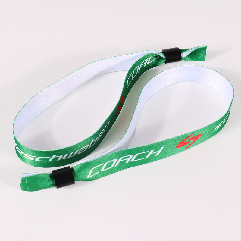 Brugerdefinerede disponible stof armbånd polyester håndledsbånd til begivenhed festivalklub -koncert 8