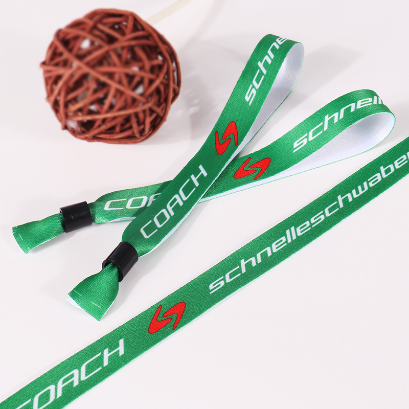 Brugerdefinerede disponible stof armbånd polyester håndledsbånd til begivenhed festivalklub -koncert 7