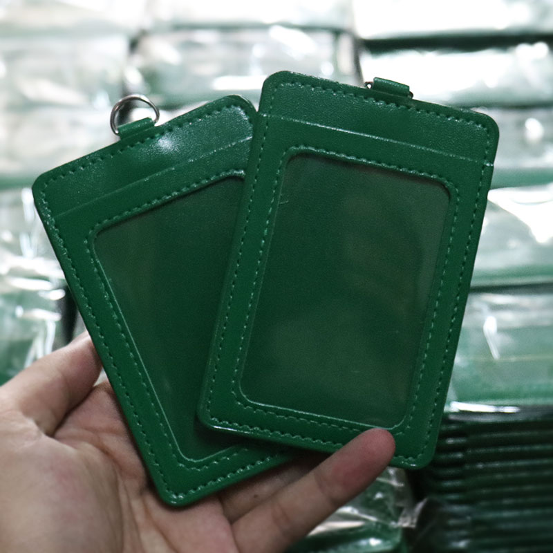 Pu Leather ID -korthållare