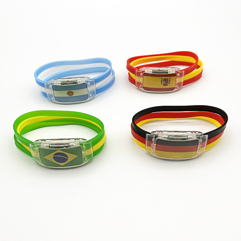 Aangepaste LED-siliconenpolsband