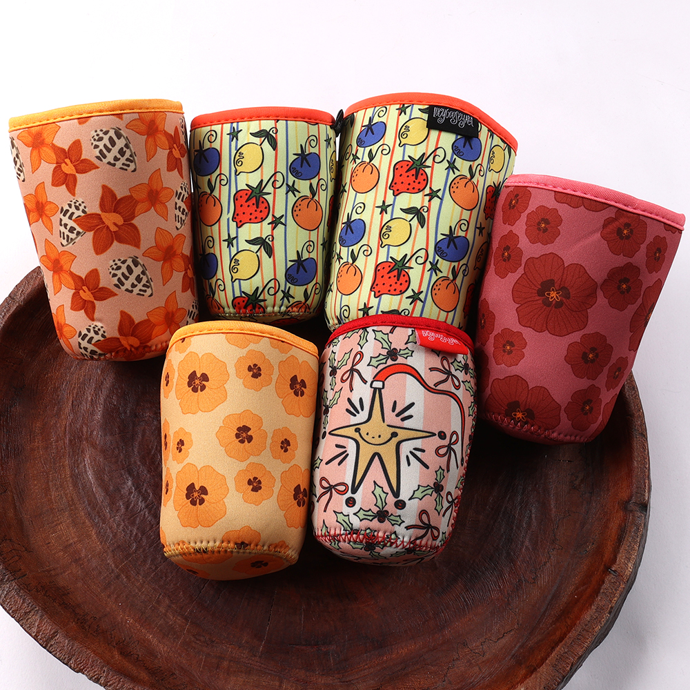 Manchon de tasse à café personnalisé en néoprène avec fond | LOVECOLOUR 2