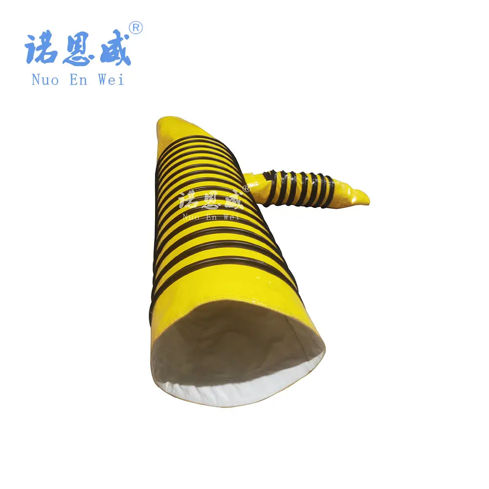 spiral fleksibel PVC-slangeslange korrosjonsbestandighet for inneluftventilasjon NUOENWEI 3