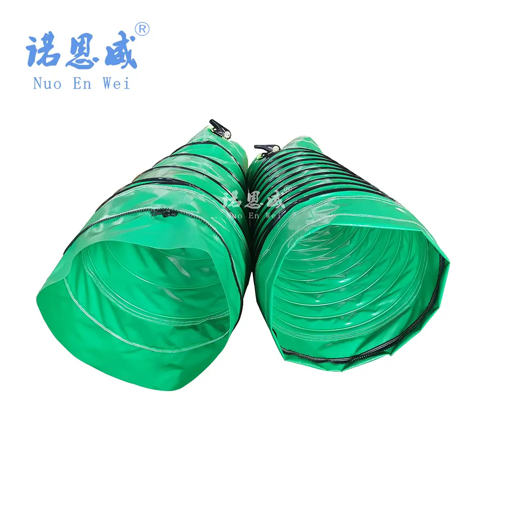 spiral fleksibel PVC-slangeslange korrosjonsbestandighet for inneluftventilasjon NUOENWEI 4