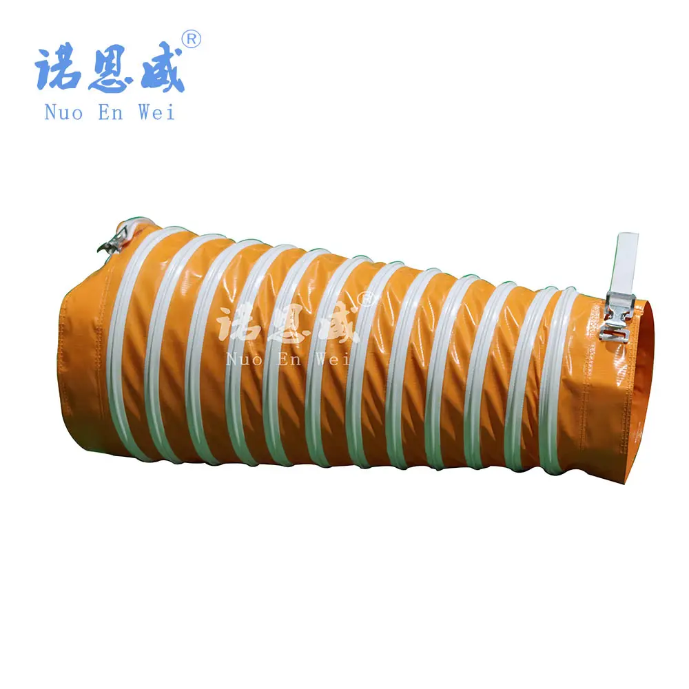 spiral fleksibel PVC-slangeslange korrosjonsbestandighet for inneluftventilasjon NUOENWEI 7