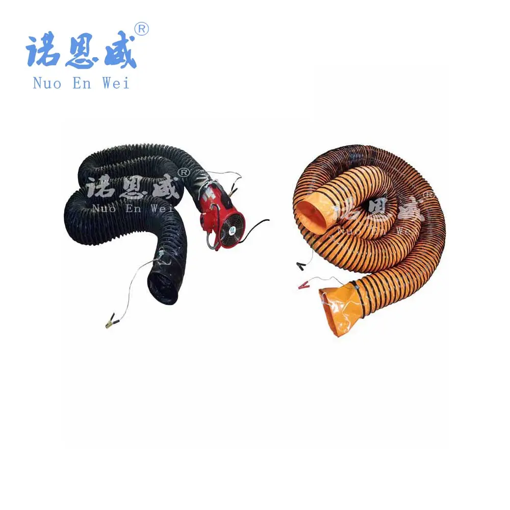 anti-static negative pressure ventilation hose Ensure operation safety for Basements and tunnels NUOENWEI 7