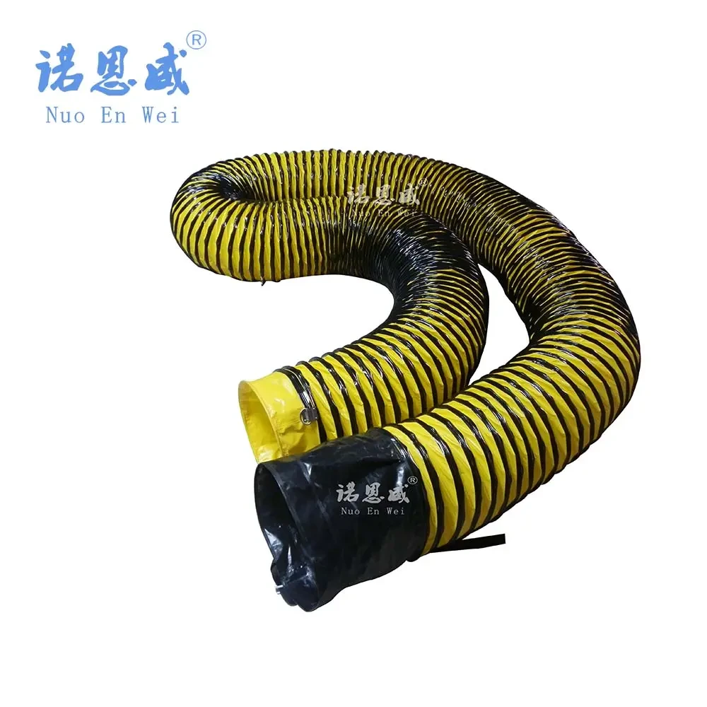 Fire Retardant Negative Ventilation Hose Flame retardant and corrosion resistant for Fire and emergency response NUOENWEI 1