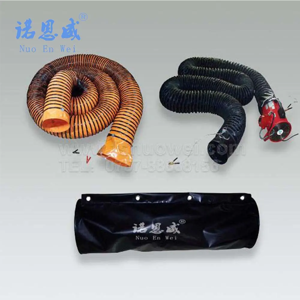 Tuyau de ventilation flexible antidéflagrant antistatique pour fumées d'échappement et gaz toxiques NUOENWEI 5