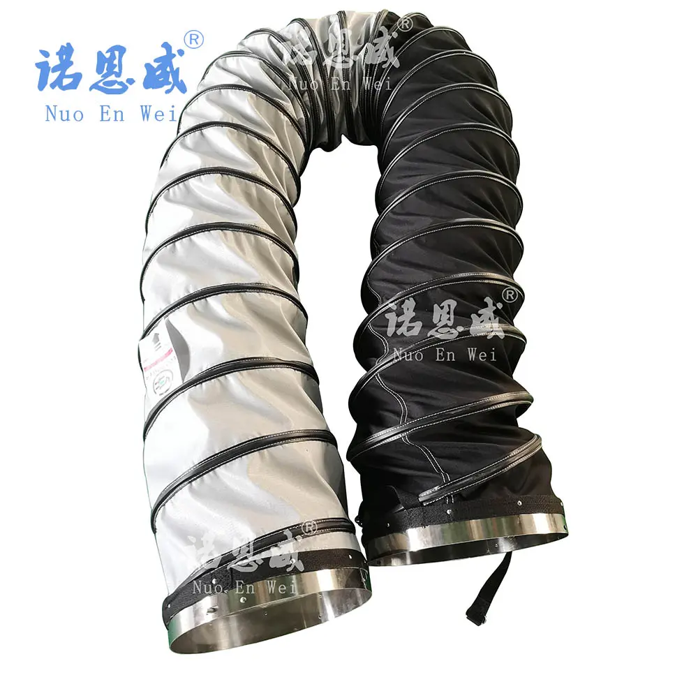 high temperature flexible ducting​ for Portable Gas/Oil Indirect Fired Air Heaters NUOENWEI 3