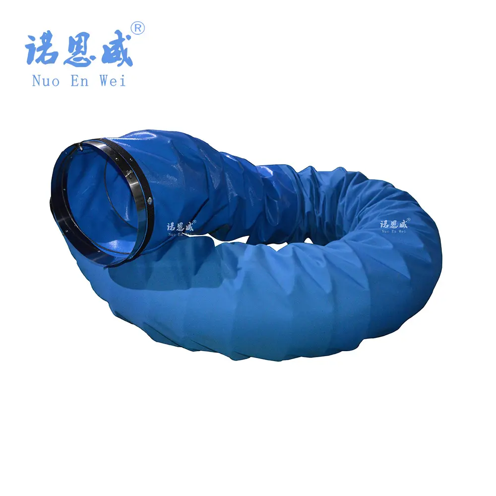 Tuyau d'air flexible à haute température, bonne résistance aux acides métalliques alcalins, pour l'industrie de l'extraction de fumée, l'industrie chimique NUOENWEI 8