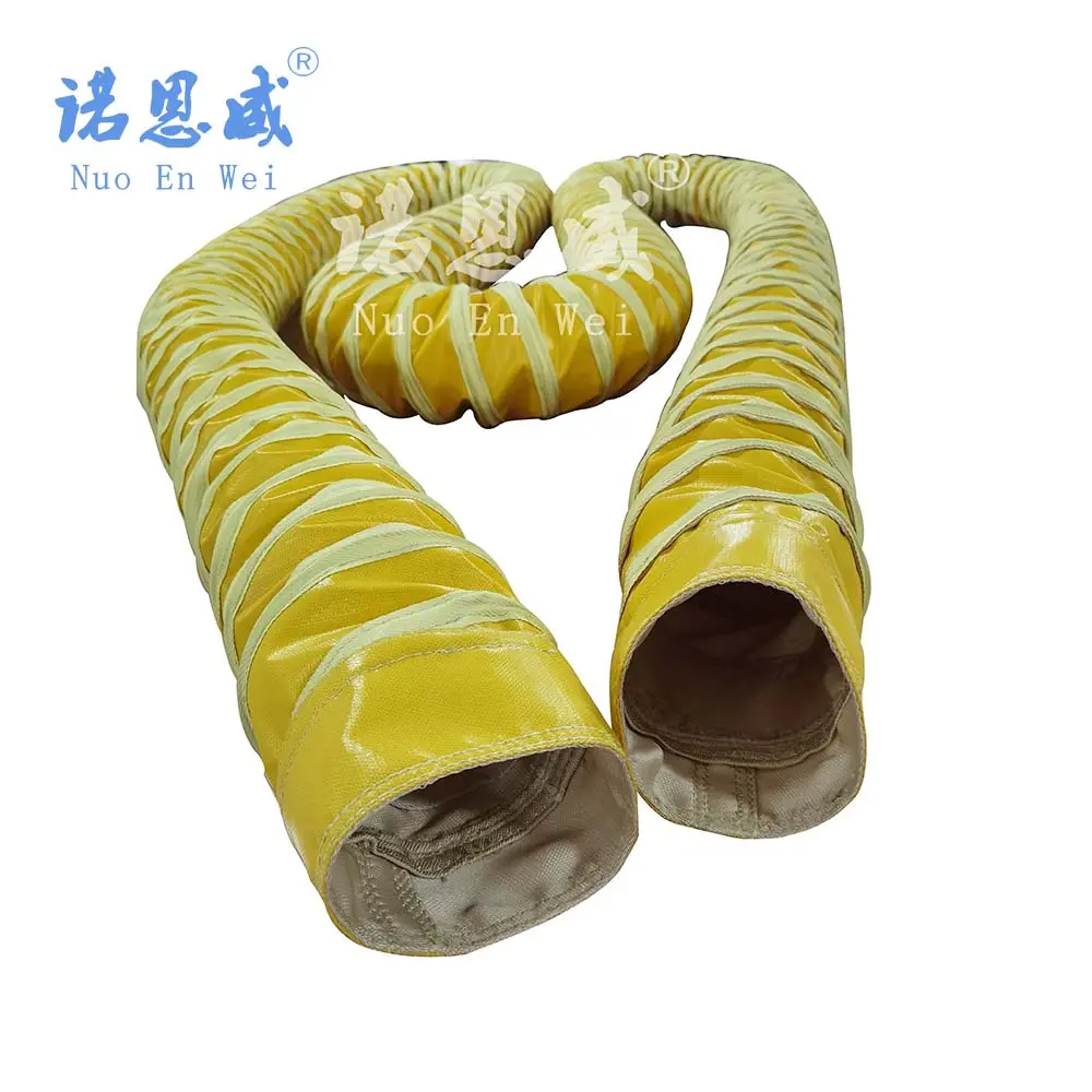 Steam Heated Resistant Ventilation Hose high temperature resistance for gold mining NUOENWEI 5