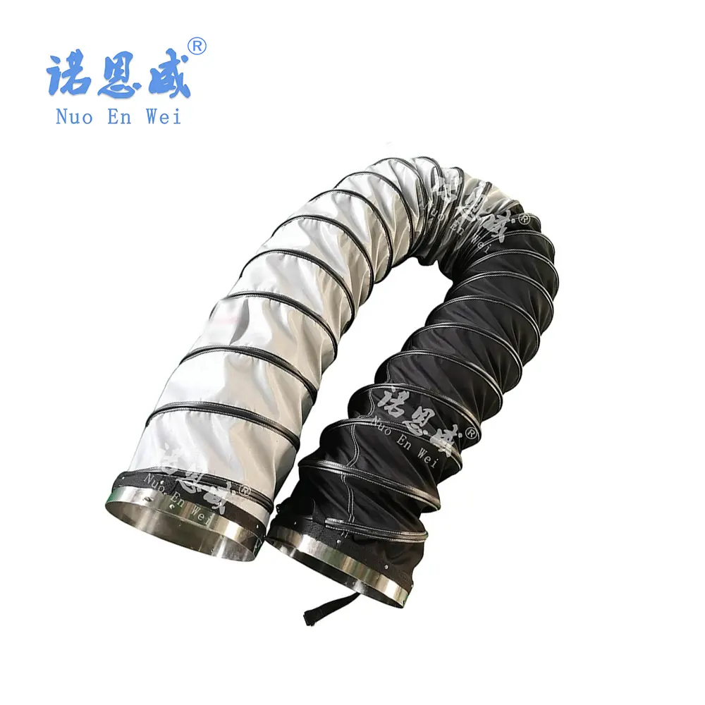 Conduit flexible à haute température en fibre de verre, forte ténacité, pour réchauffeur d'air Portable à combustion indirecte de gazole, NUOENWEI 3