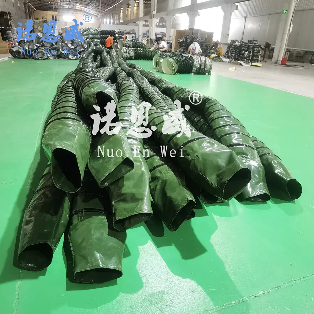 Army Green pre-conditioned aircraft PCA hose Effective transport for military aircraft ventilation NUOENWEI 4
