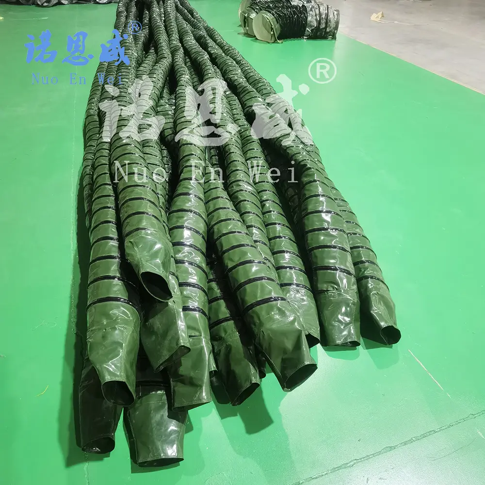 Army Green pre-conditioned aircraft PCA hose Effective transport for military aircraft ventilation NUOENWEI 5