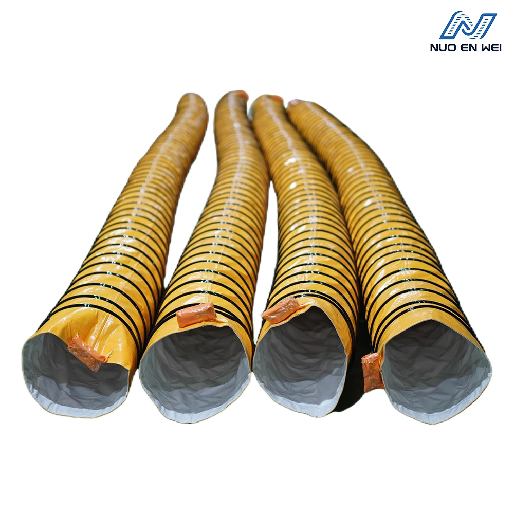 Conducto flexible con aislamiento premium para aire acondicionado portátil (sin condensación), 5 pulgadas de diámetro x 10 pies (3 m) con abrazaderas. 1