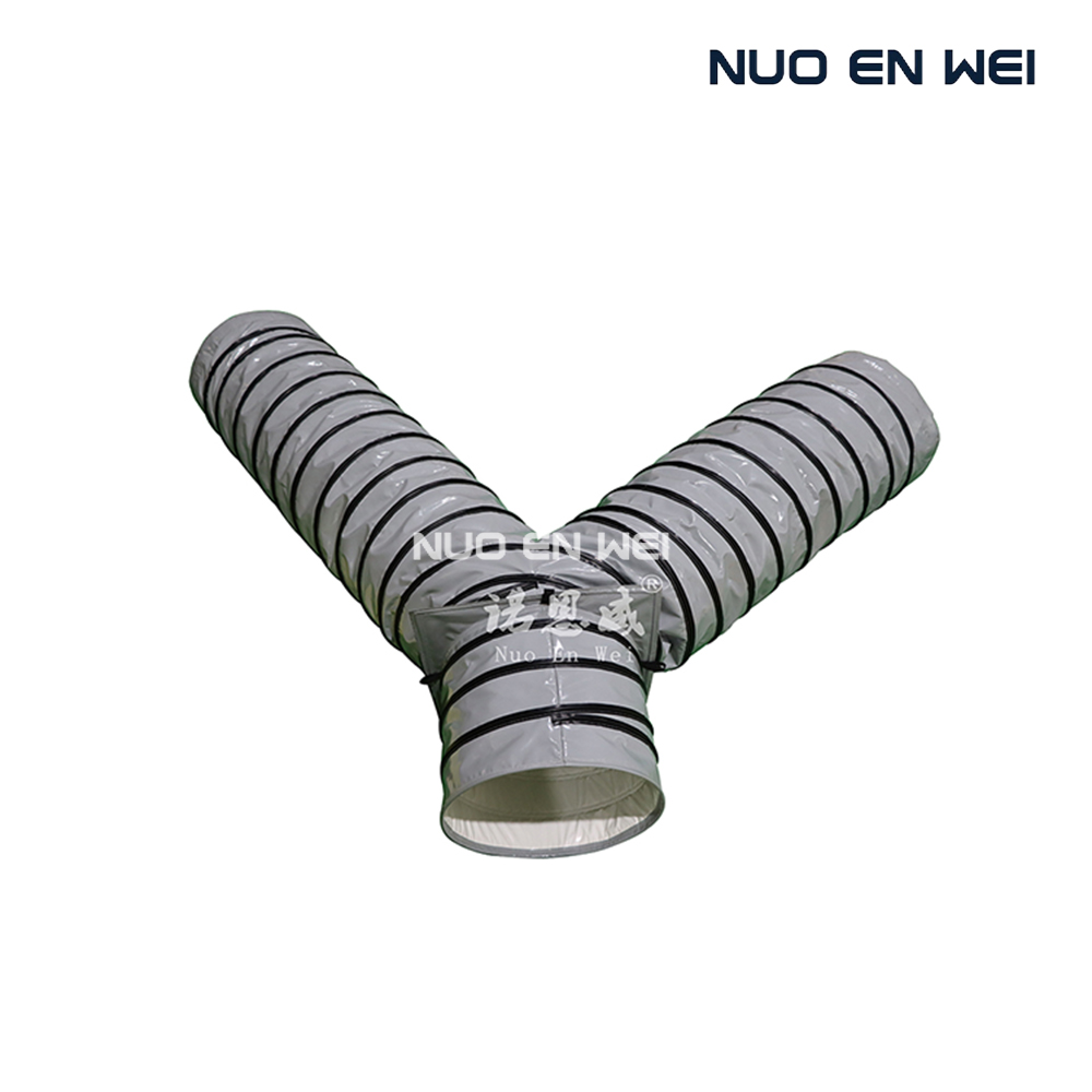NUOENWEI PVC Fabric Y-Shaped Flexible Ducting – Custom Branch Duct 8