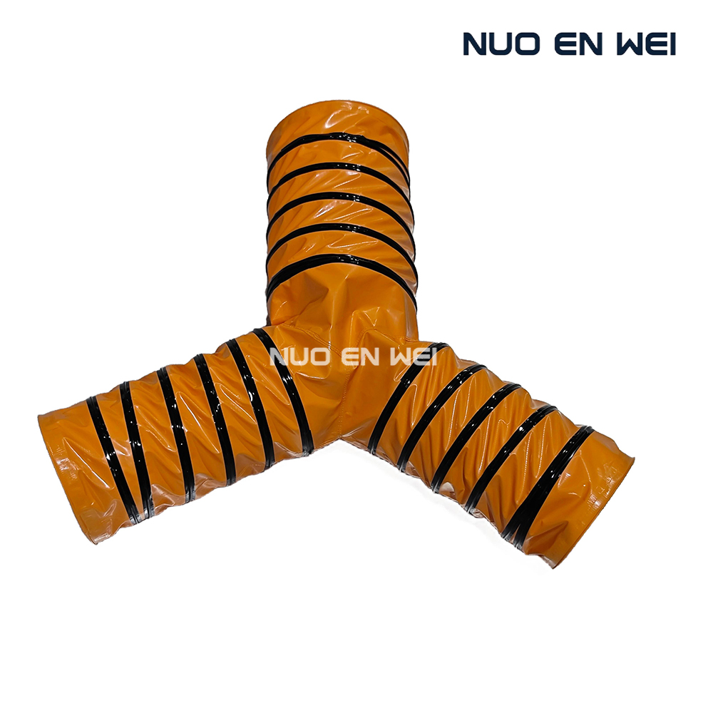 NUOENWEI PVC Fabric Y-Shaped Flexible Ducting – Custom Branch Duct 6