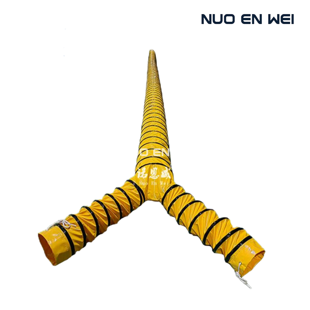 NUOENWEI PVC Fabric Y-Shaped Flexible Ducting – Custom Branch Duct 2