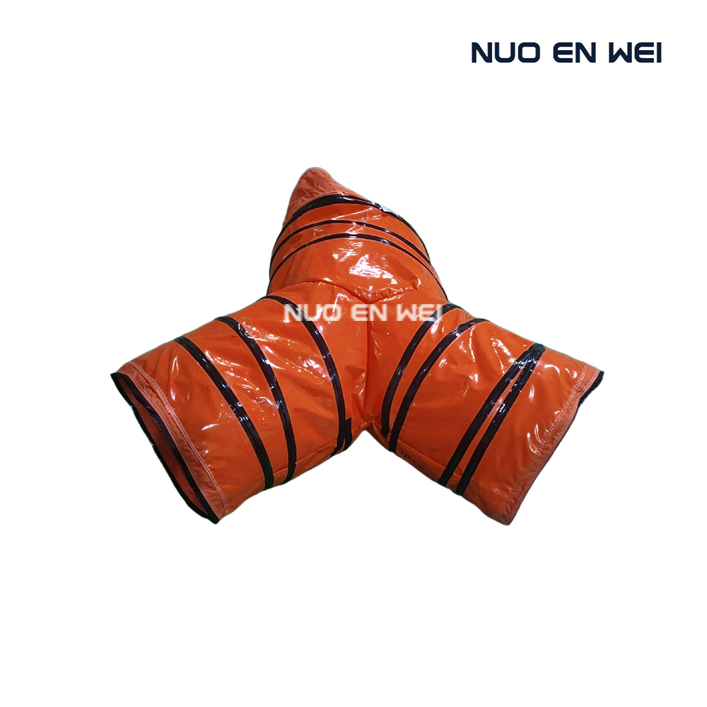 NUOENWEI PVC Fabric Y-Shaped Flexible Ducting – Custom Branch Duct 1