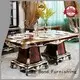 classic dining table and chairs table resin electric Warranty James Bond 1