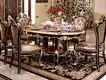 round resin electric classic dining table and chairs James Bond Brand 5