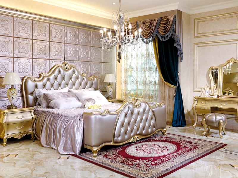 james bond luxury white James Bond Brand antique beds supplier 2