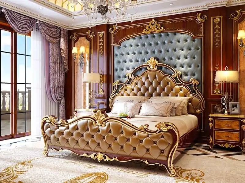 luxury robin james classic king size bed James Bond manufacture 2