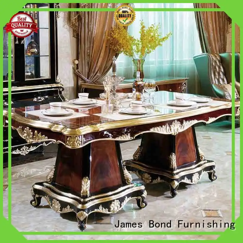 James Bond Brand wood piano classical dining table oval factory 1