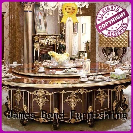 piano Table à manger classique argentée sur mesure marron James Bond 1