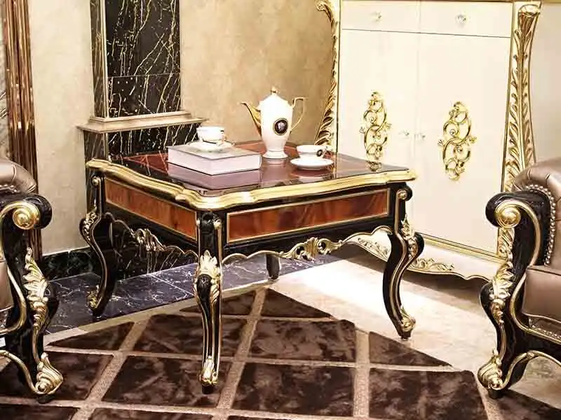 James Bond Brand paint piano traditional round coffee table coffee factory 3