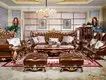 bond brown solid James Bond Brand traditional round coffee table 2
