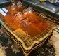 Mesa de centro redonda tradicional de resina de café personalizada sólida mesa James Bond 3