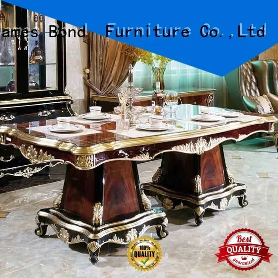 Quality James Bond Brand paint silver classical dining table 1