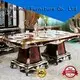 Quality James Bond Brand paint silver classical dining table 1