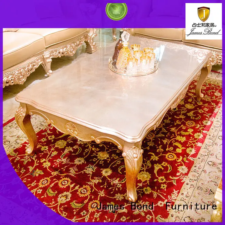 James Bond durable traditional coffee tables and end tables solid wood for home 1