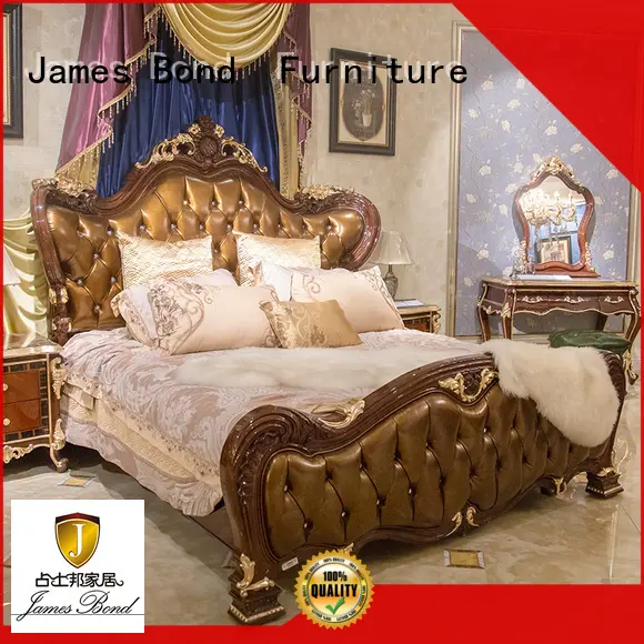 comfortable traditional bedroom furniture sets factory for home James Bond 1