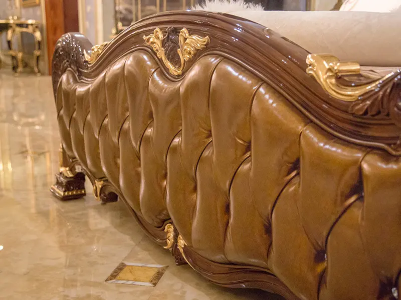 Wholesale italian black lacquer bedroom furniture pinkbrownwhite supply for villa 5