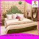 green traditional bedroom sets solid wood for villa James Bond 1