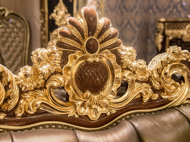 solid wood traditional sofas with legs factory direct supply for hotel James Bond 2