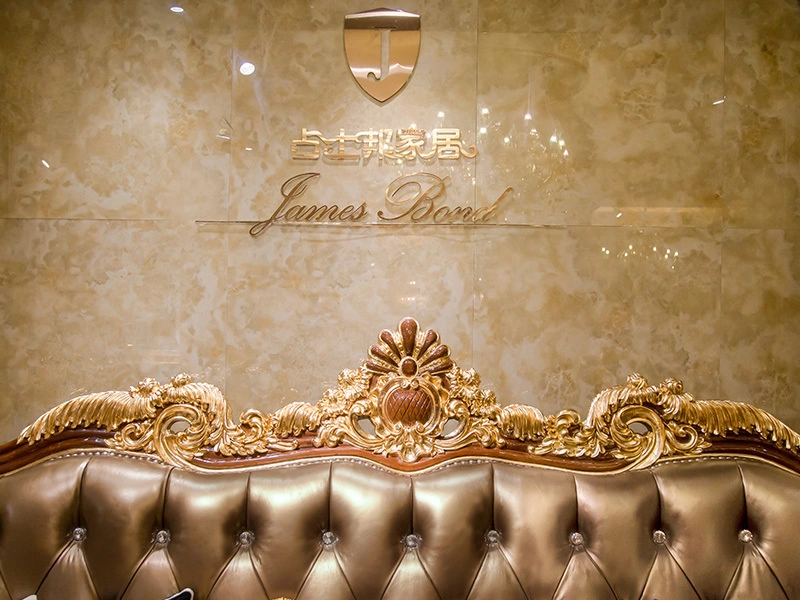 solid wood traditional sofas with legs factory direct supply for hotel James Bond 3