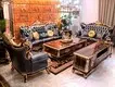 James Bond classical sofa design 14k gold and solid Deep blue A2815 2