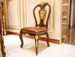 James Bond classic dining chair 14k gold and solid wood Light brown JP606 6