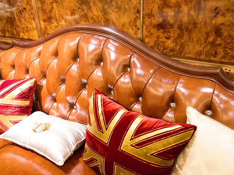James Bond designer cheap classic sofas factory for church 3