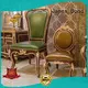 James Bond fashion traditional italian dining chairs solid wood for villa 1