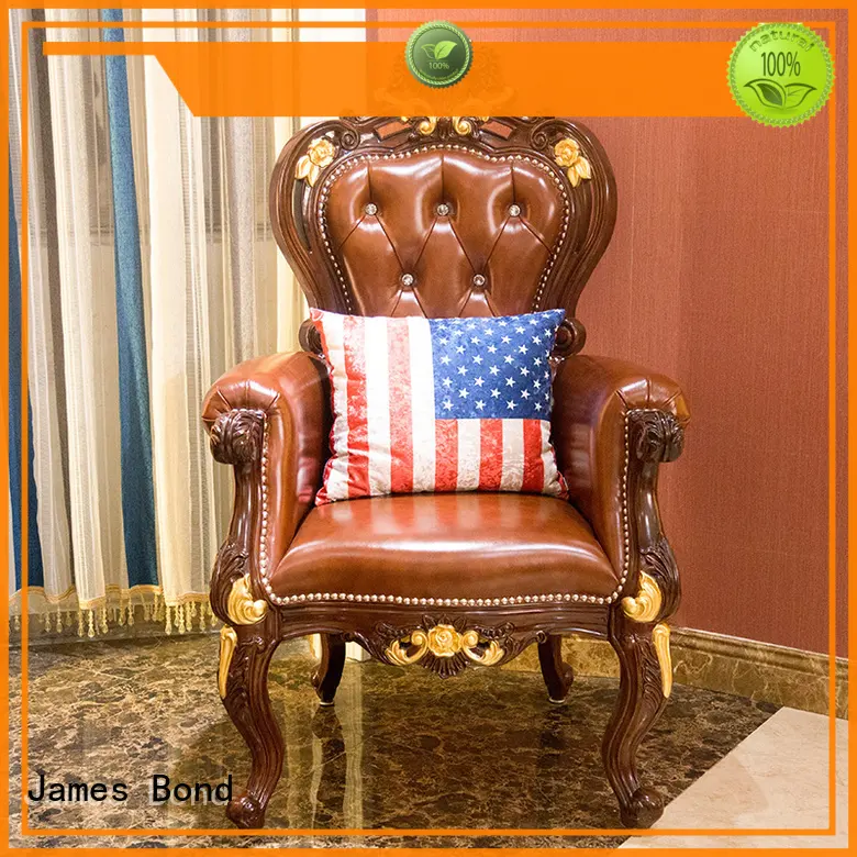 James Bond velvet leisure furniture factory direct supply for guest room 1