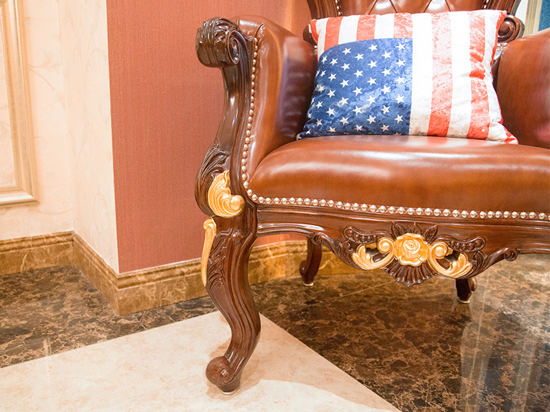 James Bond leather leisure furniture for hotel 5