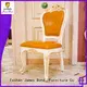 James Bond leather seat classic dining room table and chairs factory direct supply for restaurant 1