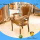 James Bond classical dining chair design solid wood Brown F119 （With the armrest） 1