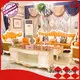 James Bond classical sofa design 14k gold and solid Light brown  A2827 1