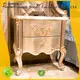 James Bond  Classical bedside table designs 14k gold and solid wood  JP615（golden）1 1