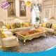 James Bond classic sofa 14k gold and solid wood White / Deep green/ Brown /JF508 1